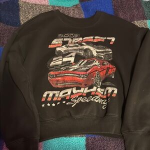 Black Graphic Women's Sweater